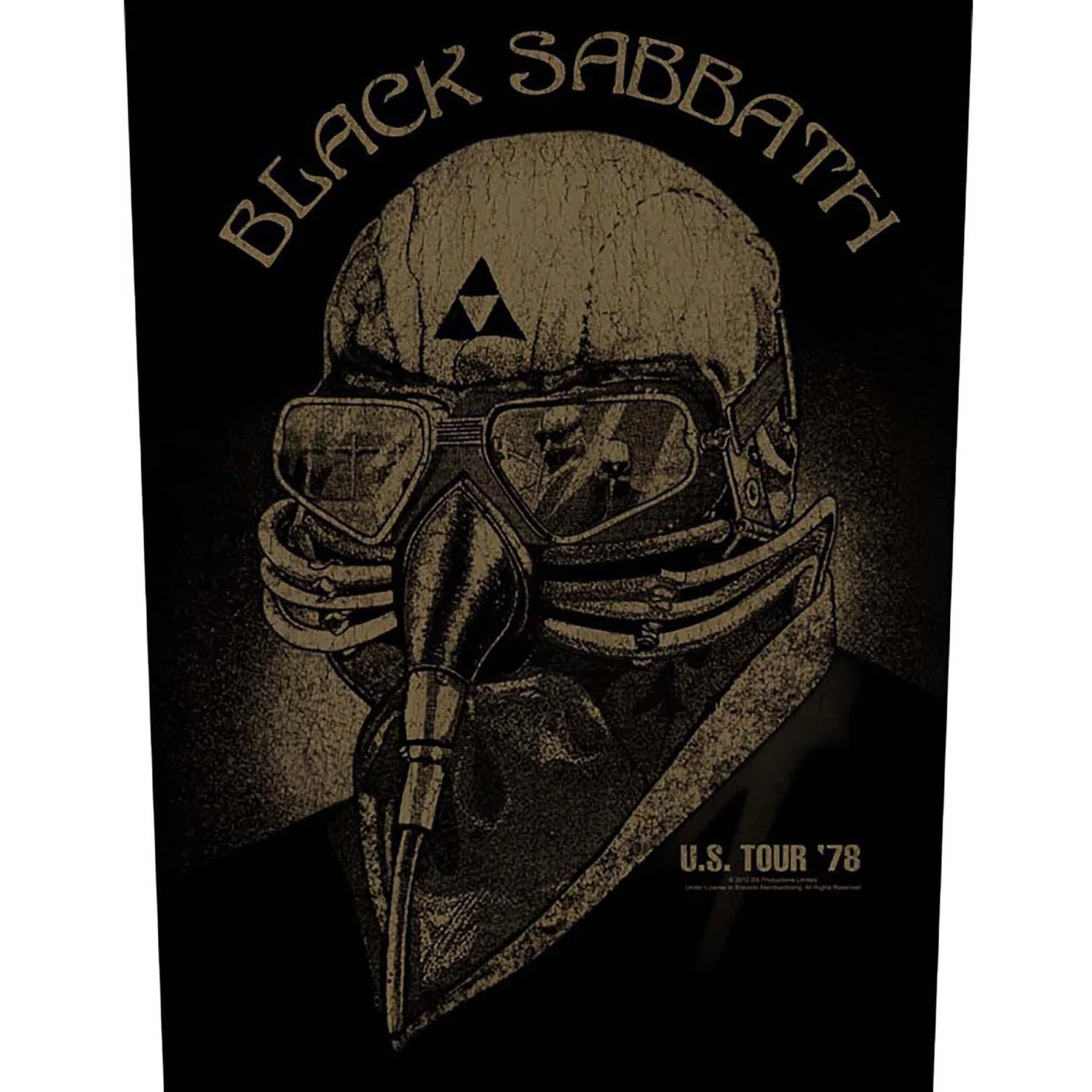 Black Sabbath - Unisex Us Tour 1978 Back Patch - Image 2