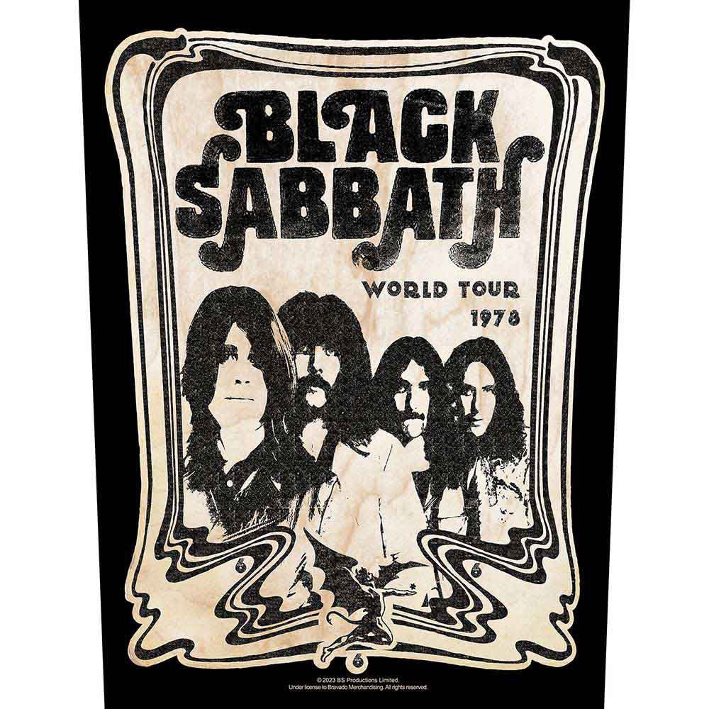 Black Sabbath - Unisex World Tour 1978 Back Patch - Image 2