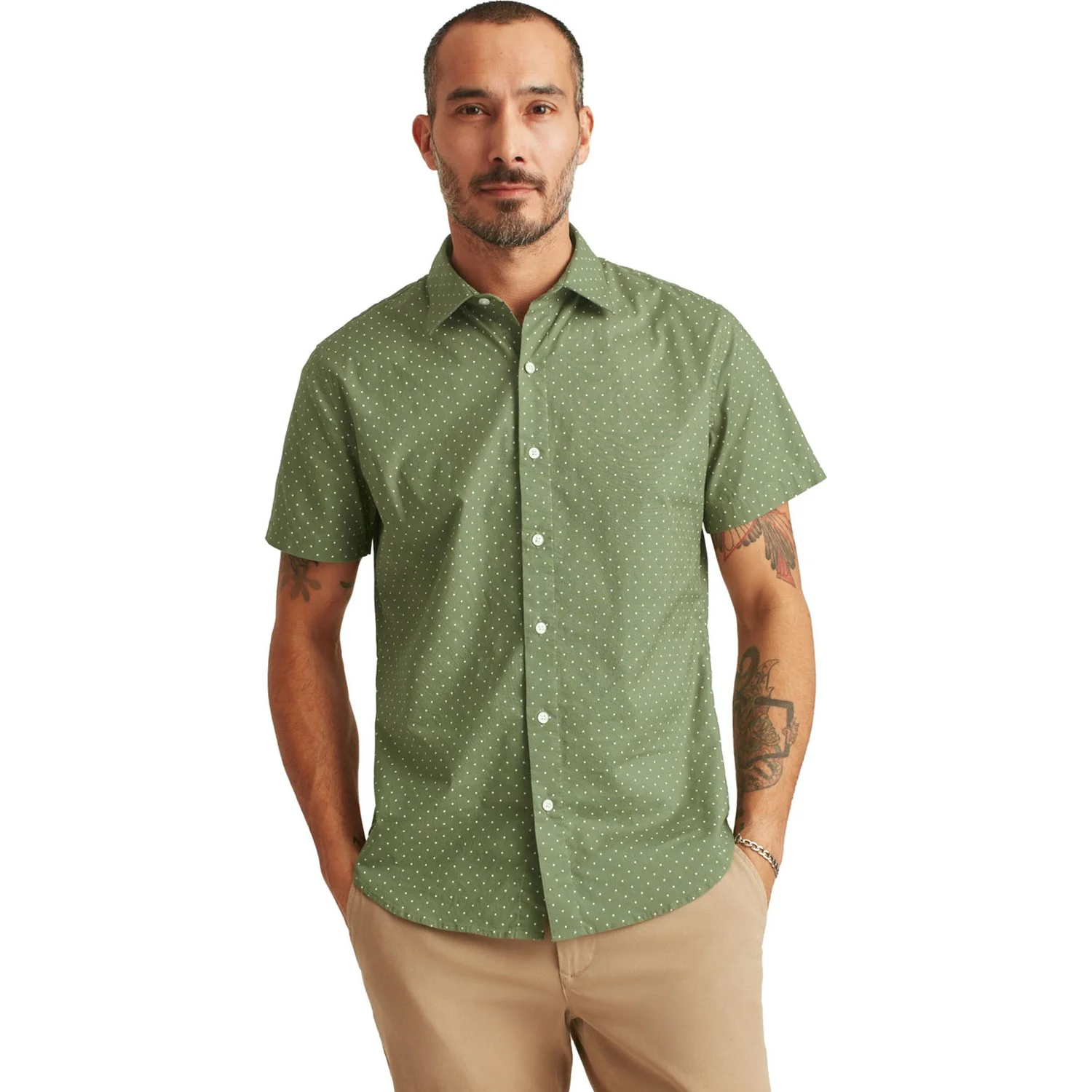 Bonobos - Mens Riviera Point Collar Button Down Woven Shirt - Image 3