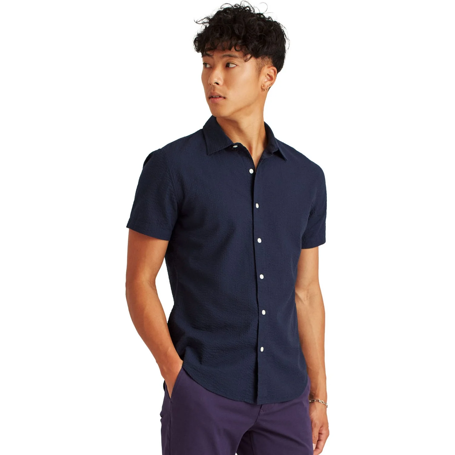 Bonobos - Mens Riviera Point Collar Button Down Woven Shirt - Image 9