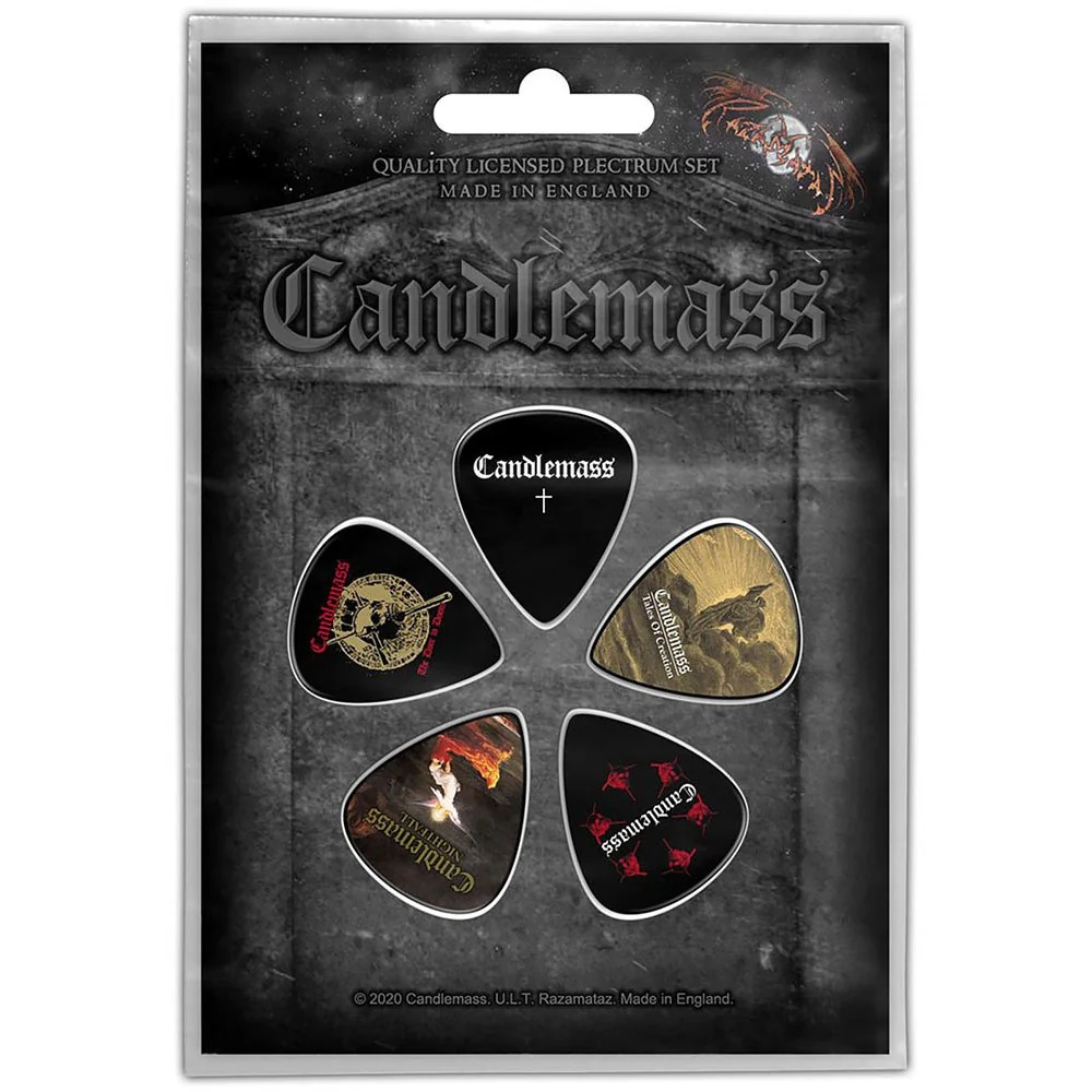 Candlemass - Unisex Gravestone Plectrum Pack
