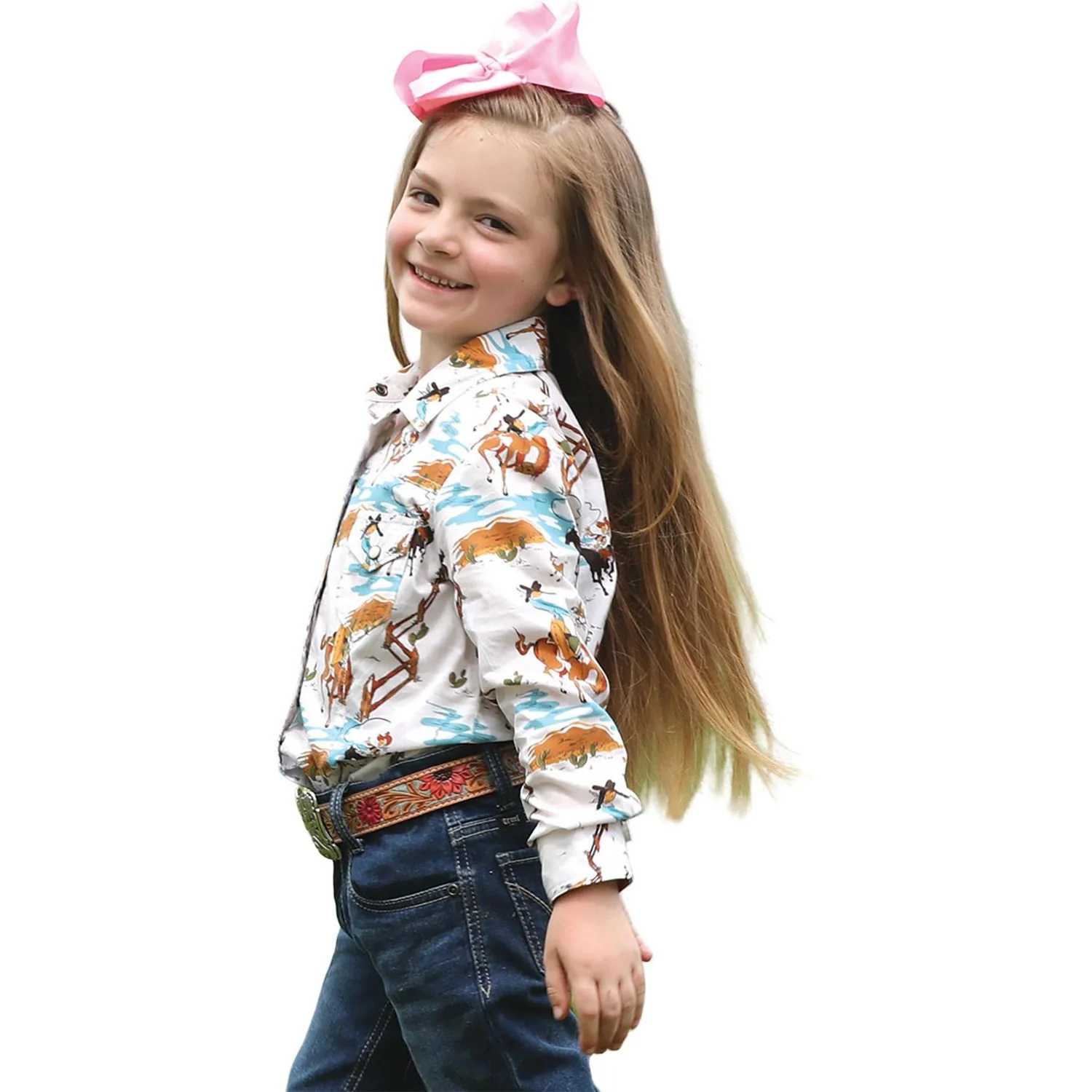Cinch - Girls Long Sleeve Print Shirt