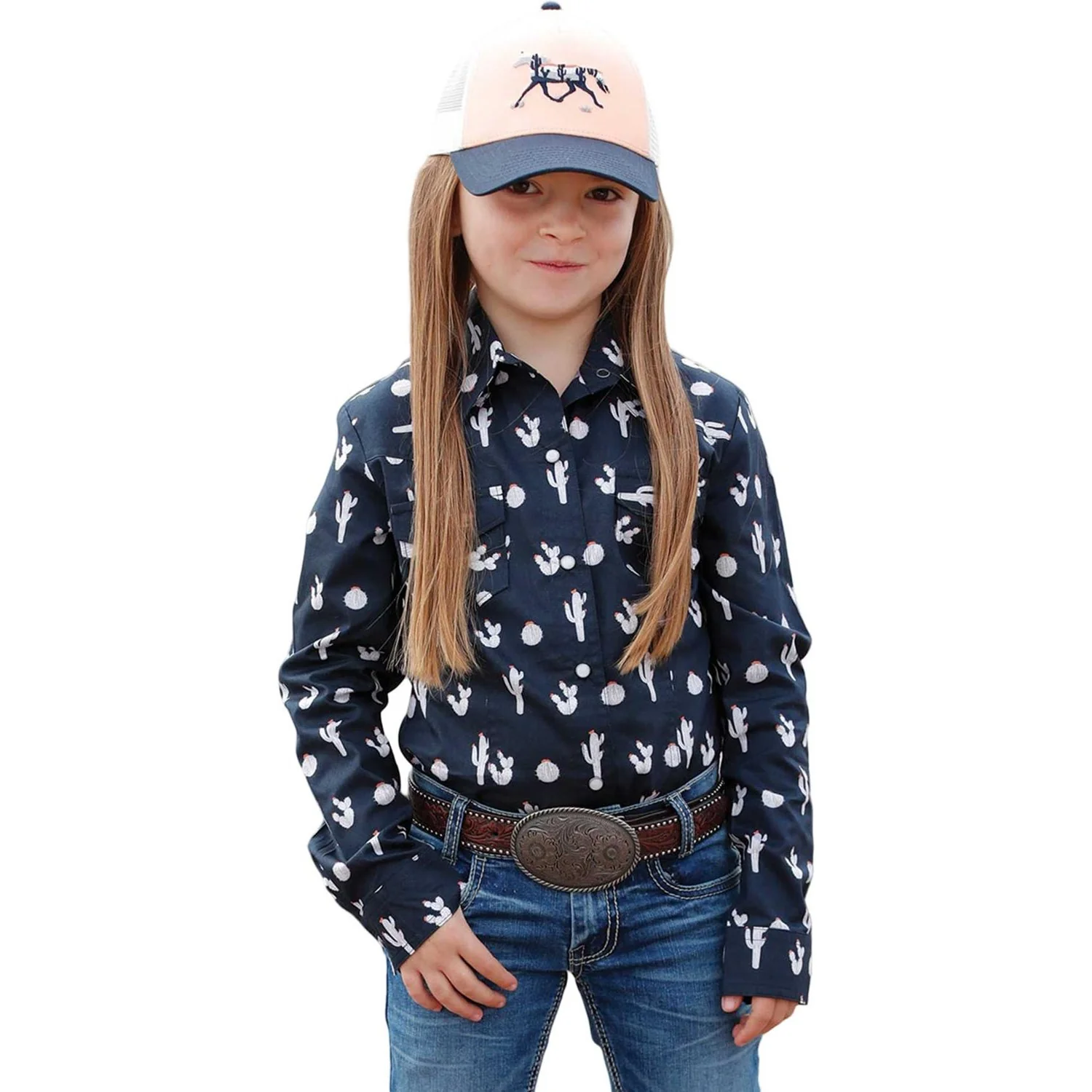 Cinch - Girls Long Sleeve Print Shirt - Image 2