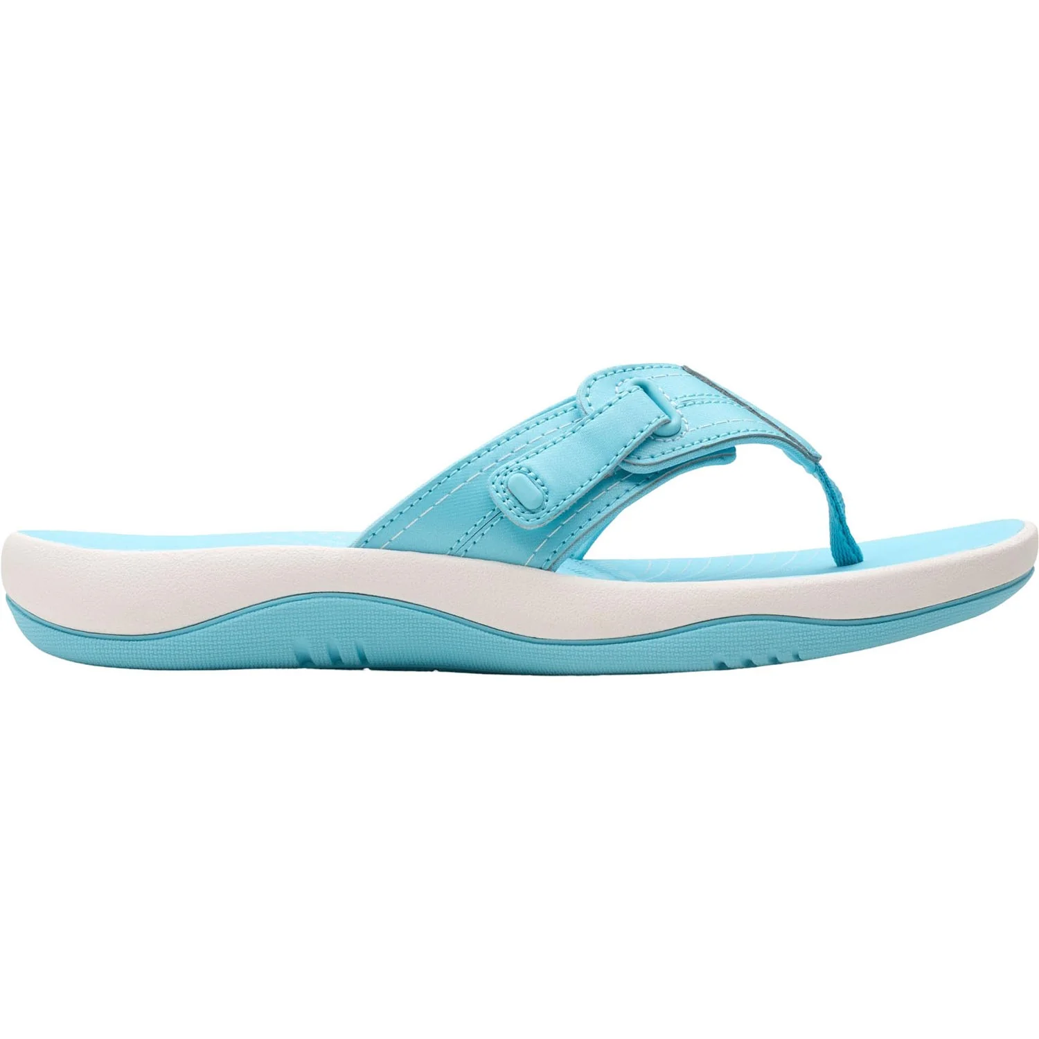 Clarks - Womens Sunmaze Loop Sandals - Image 3