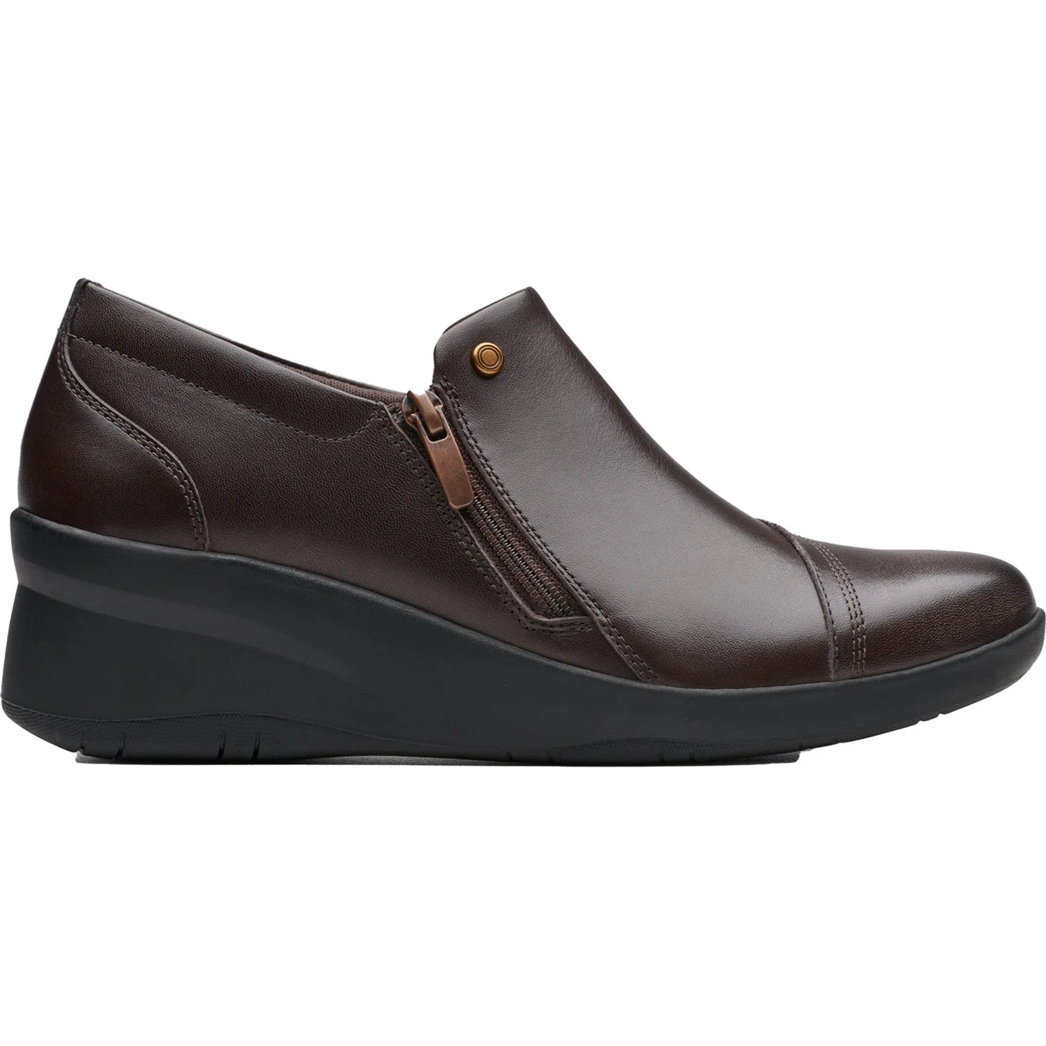 Clarks - Womens Suttyn Zip Shoes - Image 2