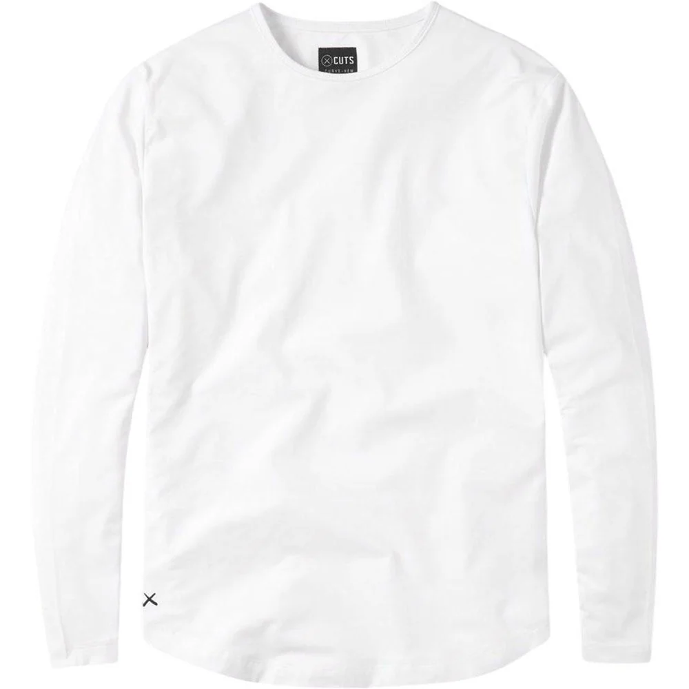 Cuts - Mens AO Long-Sleeve Curve-Hem Tee - Image 14