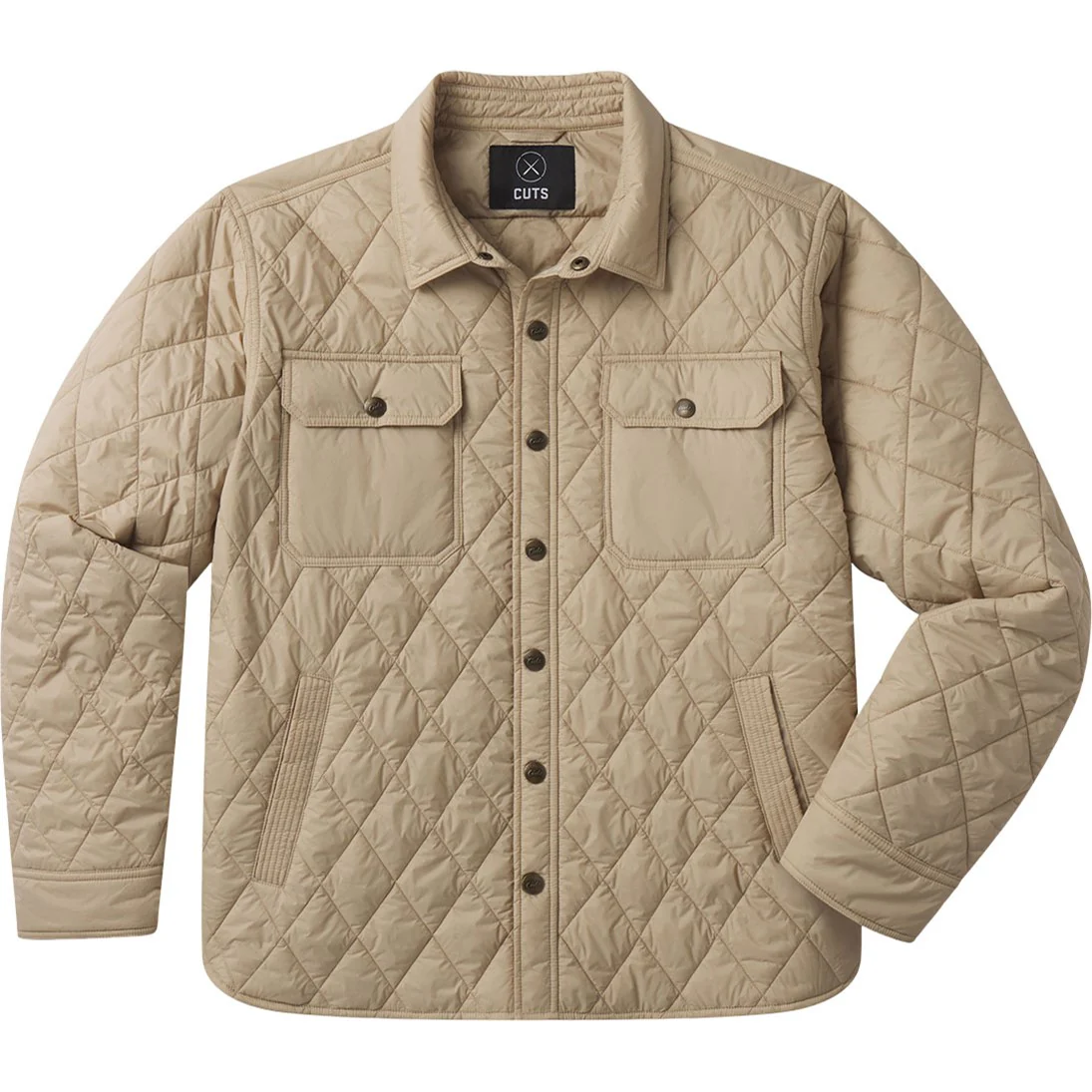 Cuts - Mens Boulevard Quilted Full-Zip Jacket