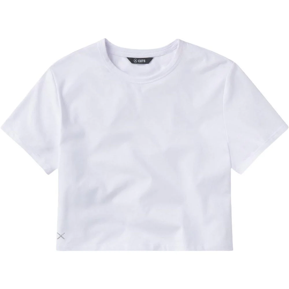Cuts - Womens Almost Friday Cropped Tee - Image 9