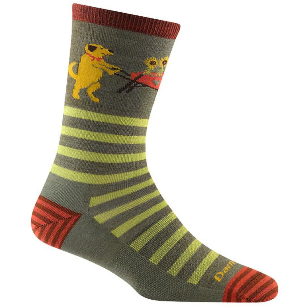 Darn Tough Vermont - Womens Animal Haus Crew Lightweight Socks - Image 2