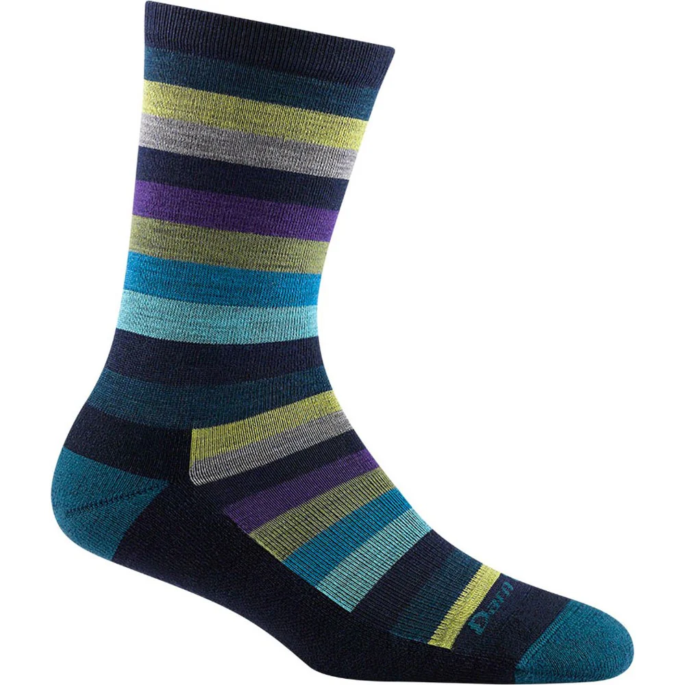 Darn Tough Vermont - Womens Mystic Stripe Crew Lightweight With Cushion Socks - Image 6