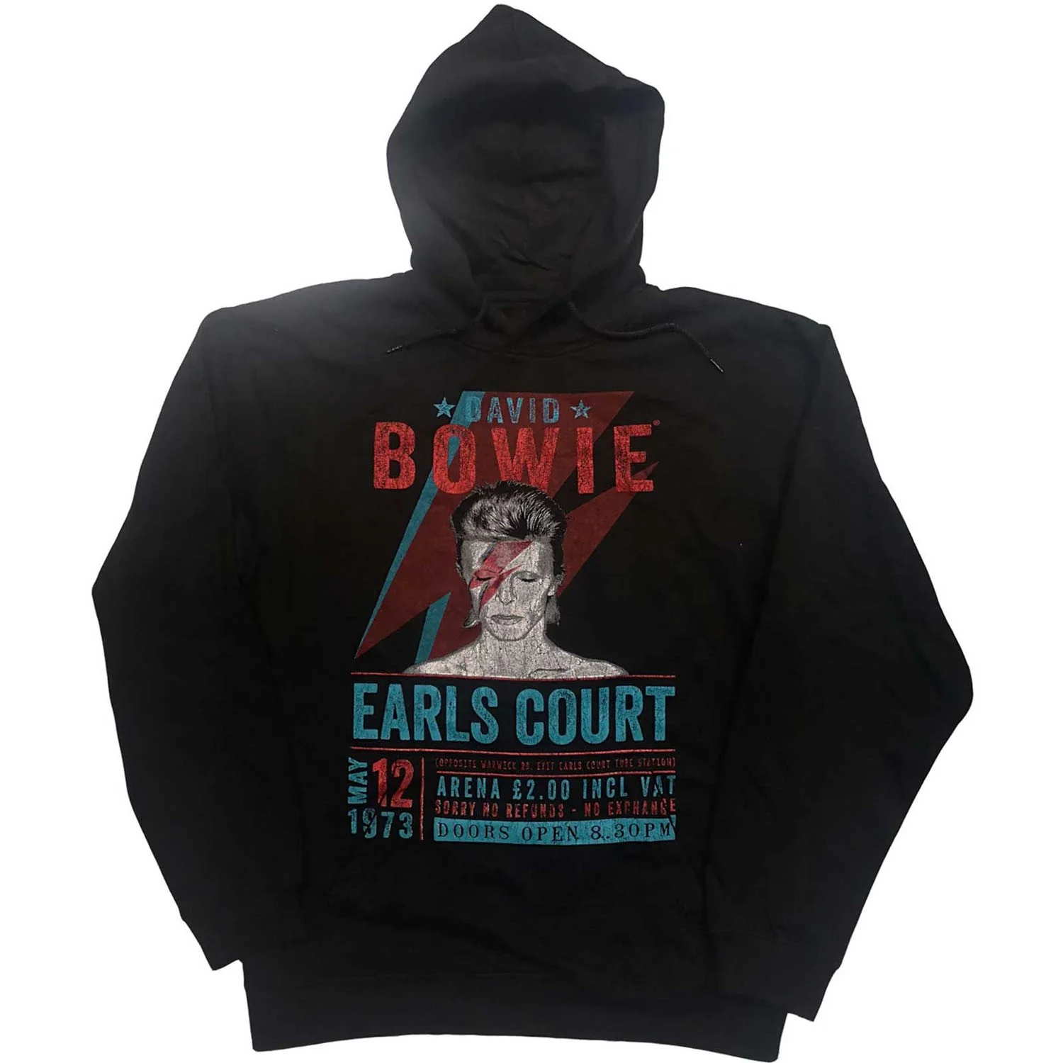 David Bowie - Unisex Earls Court '73 Pullover Hoodie - Image 2