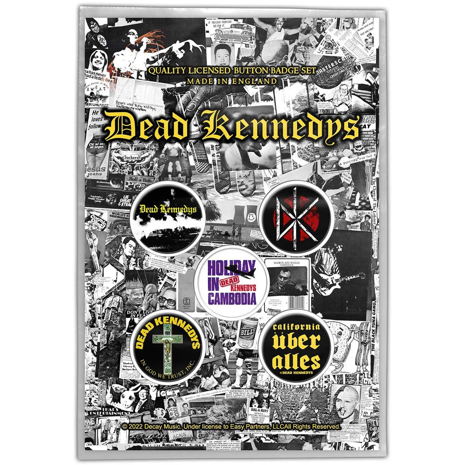 Dead Kennedys - Unisex Fresh Fruit Button Badge Pack - Image 2