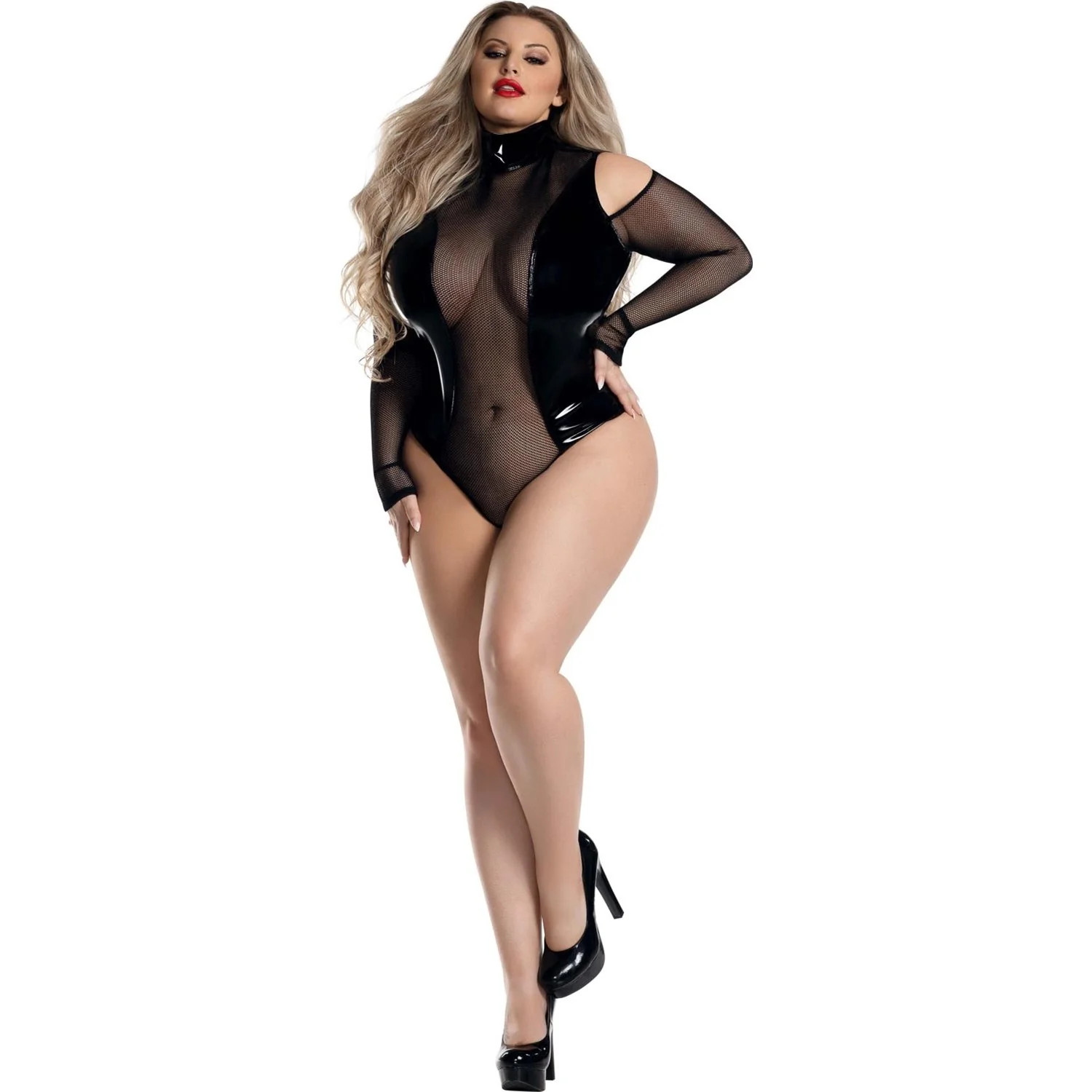 Dreamgirl - Womens Kali Cold Shoulder Bodysuit - Image 2