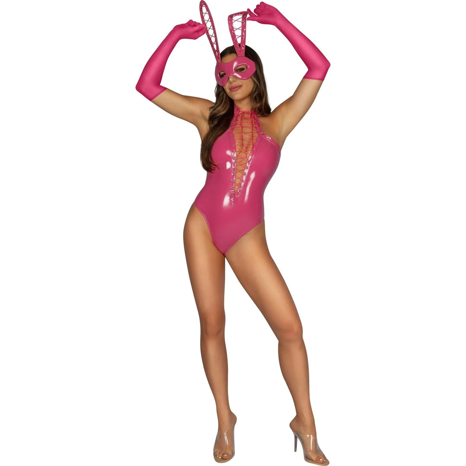 Dreamgirl - Womens Masked Bunny Costume - Image 2