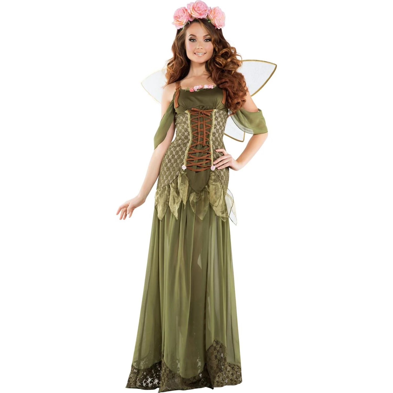 Dreamgirl - Womens Rose Fairy Princess Costume - Image 2