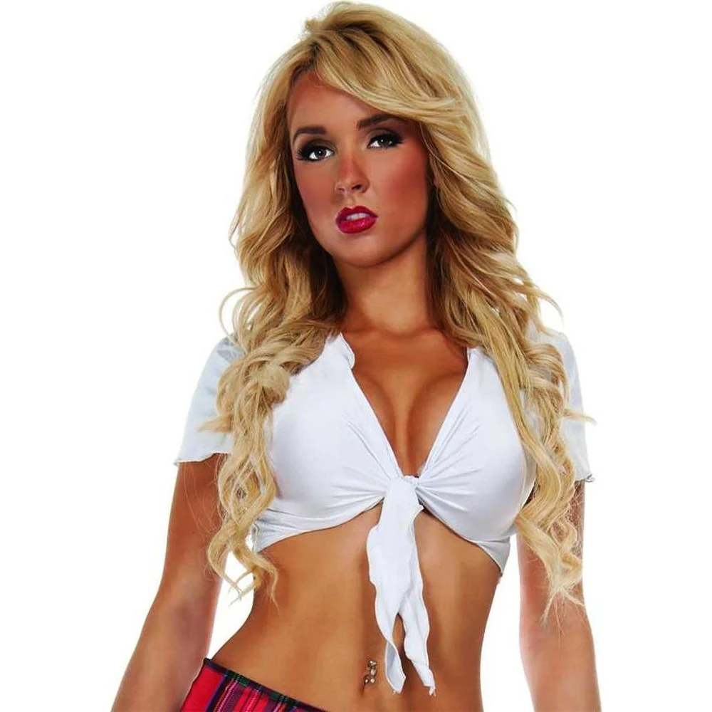 Dreamgirl - Womens Tie Top Bedroom Costume - Image 4