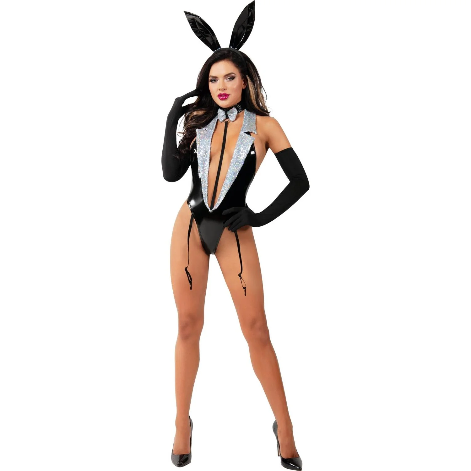 Dreamgirl - Womens Tuxedo Bunny Costume - Image 2