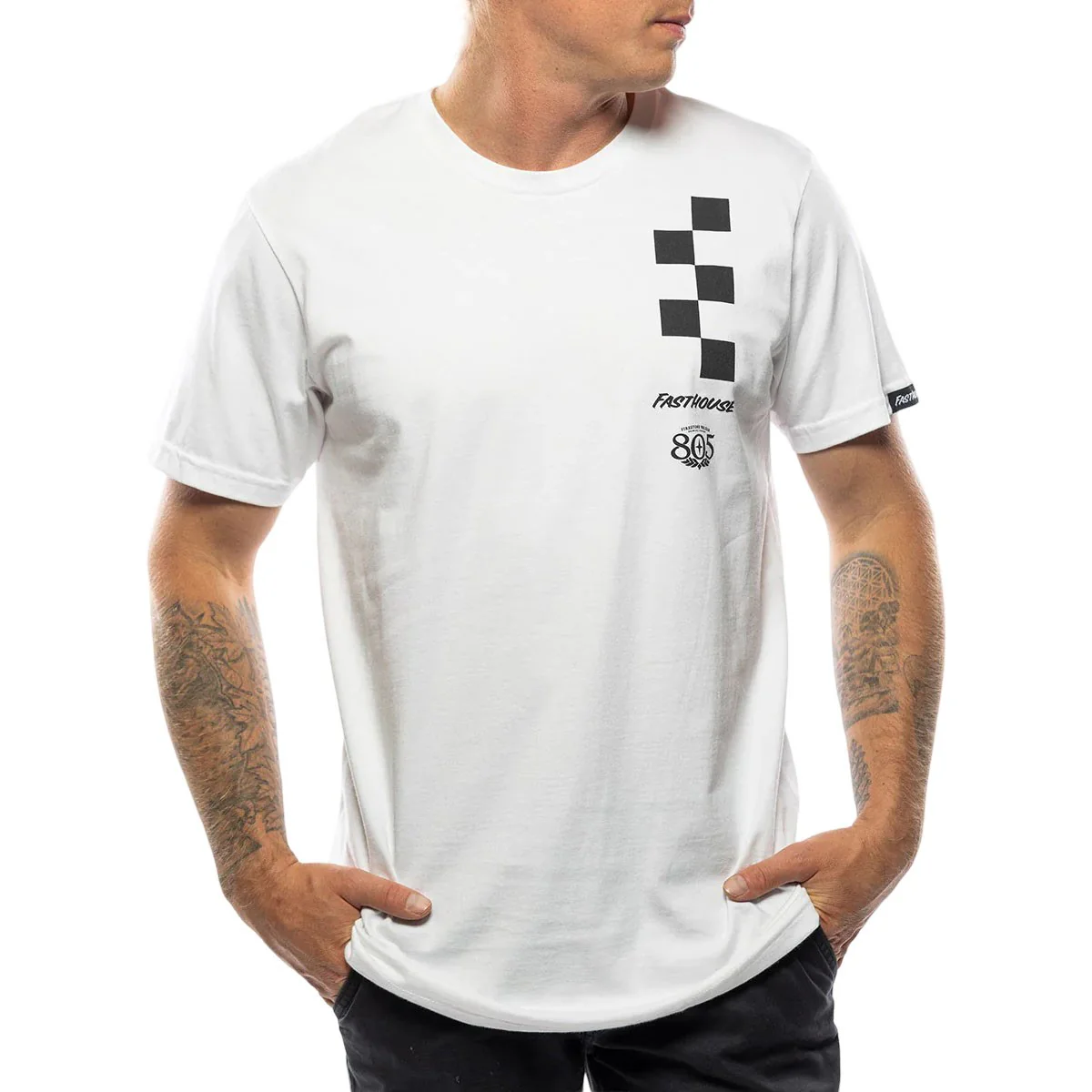 Fasthouse - Mens 805 Foundation Midweight Short Sleeve T-Shirt - Image 4