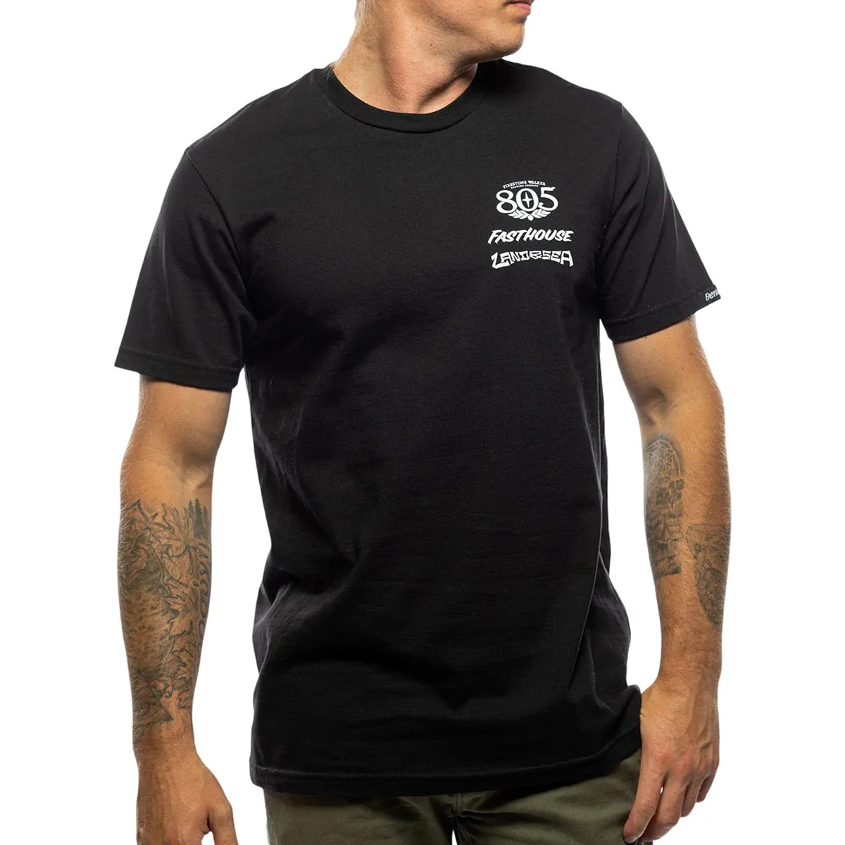 Fasthouse - Mens 805 Land & Sea Midweight Short Sleeve T-Shirt - Image 3