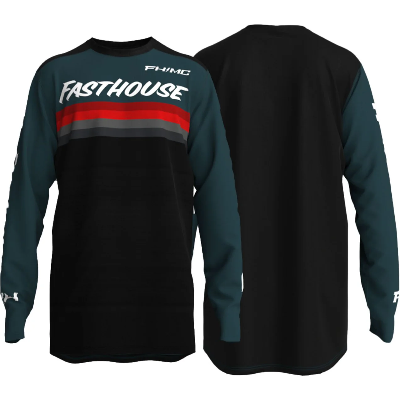Fasthouse - Mens Carbon Force Long Sleeve Jersey - Image 2