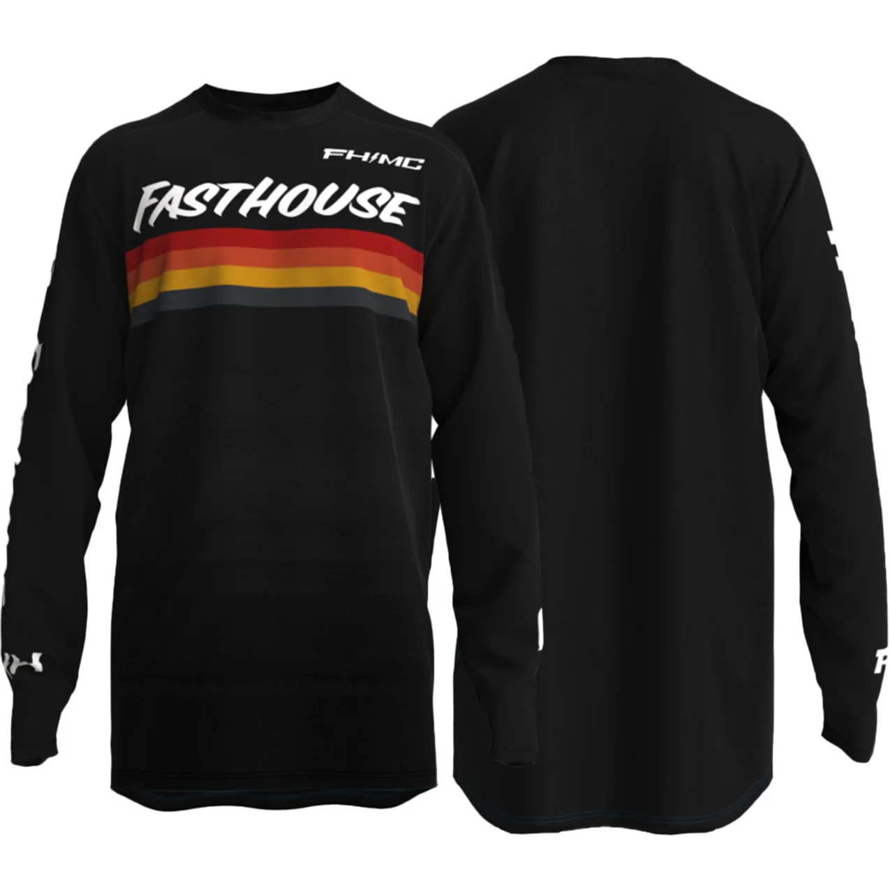 Fasthouse - Mens Carbon Force Long Sleeve Jersey - Image 3