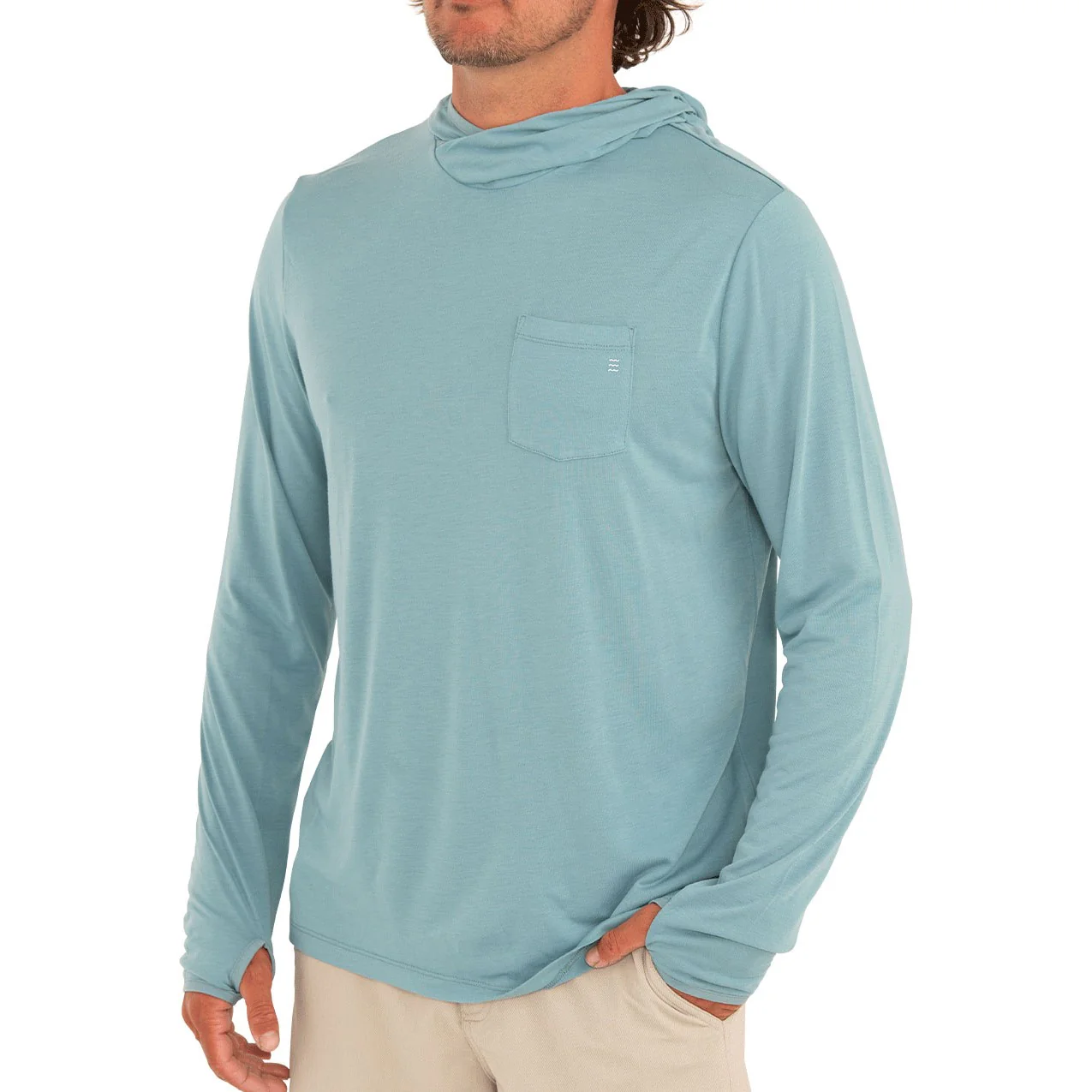 Free Fly - Mens Bamboo Lightweight Hoodie - Image 10