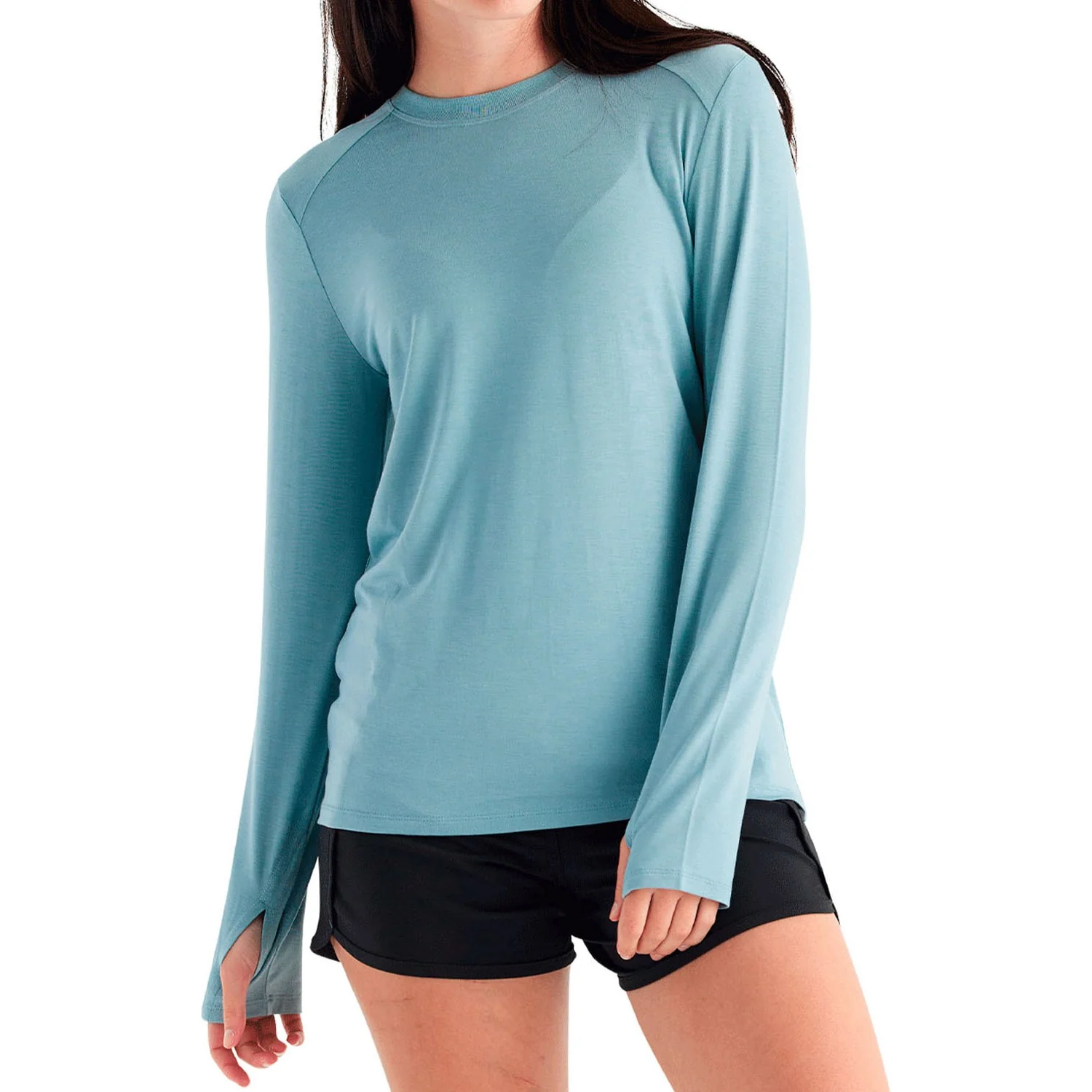 Free Fly - Womens Bamboo Shade Long Sleeve Ii T-Shirt - Image 3