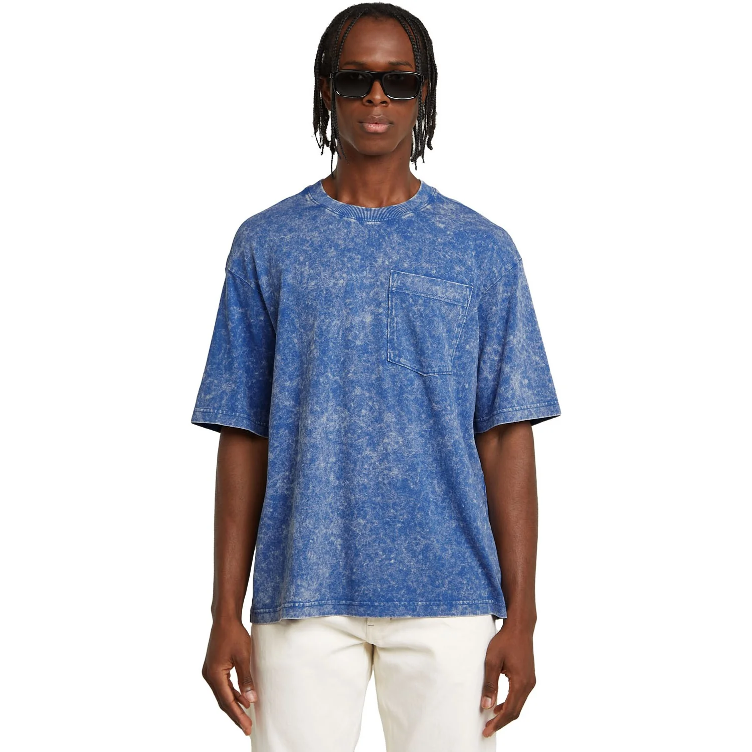 G-Star Raw - Mens Acid Wash Boxy Relaxed T-Shirt - Image 2