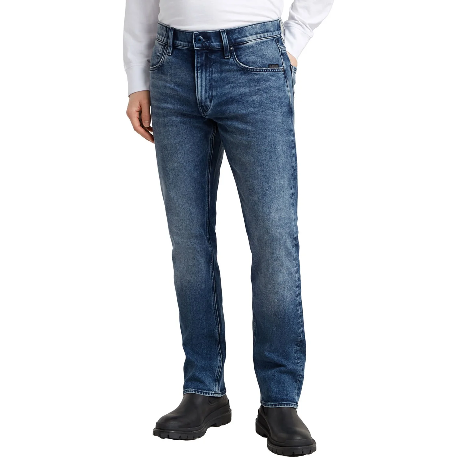 G-Star Raw - Mens Mosa Straight Jeans - Image 6