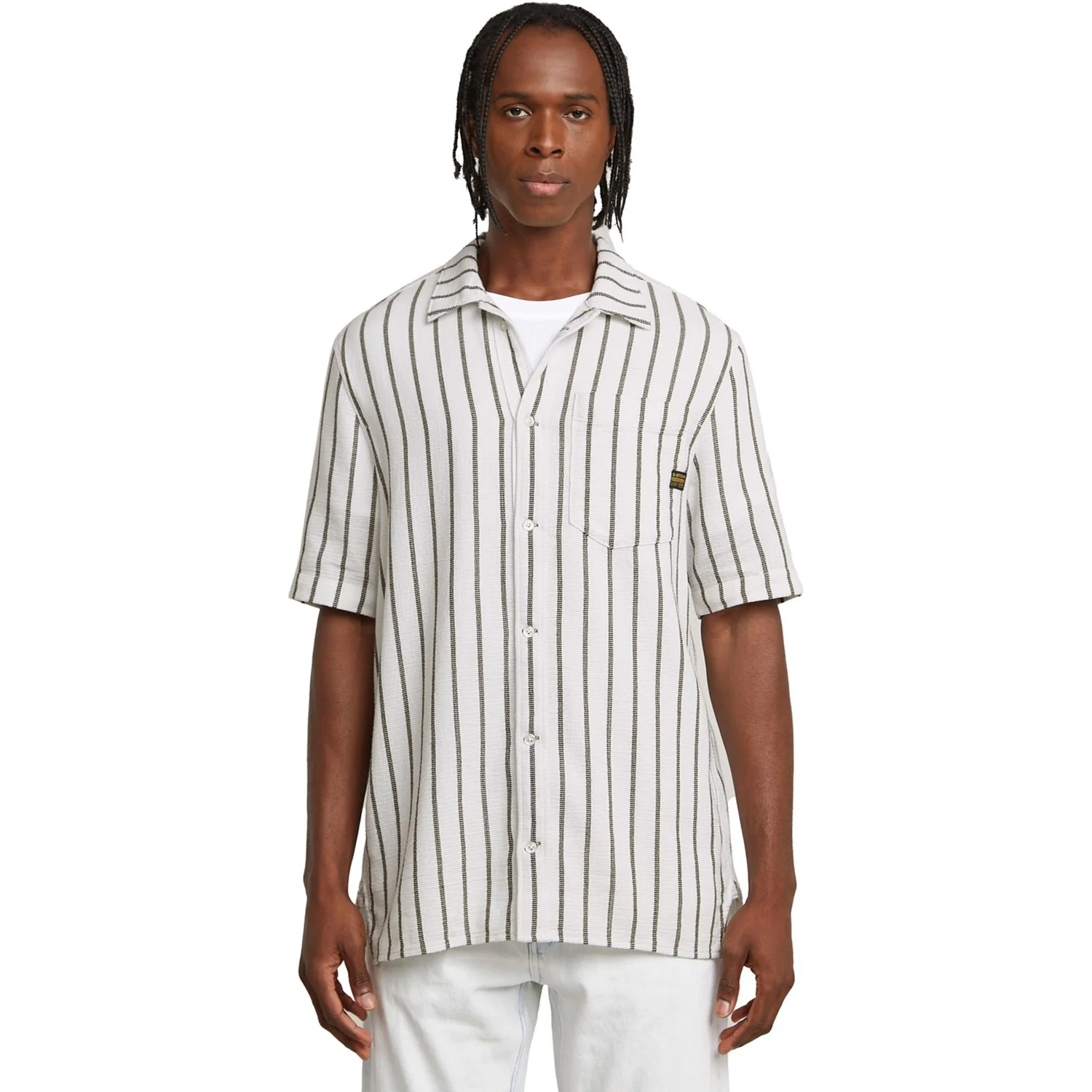 G-Star Raw - Mens One Pocket Regular Short Sleeve Shirt - Image 2