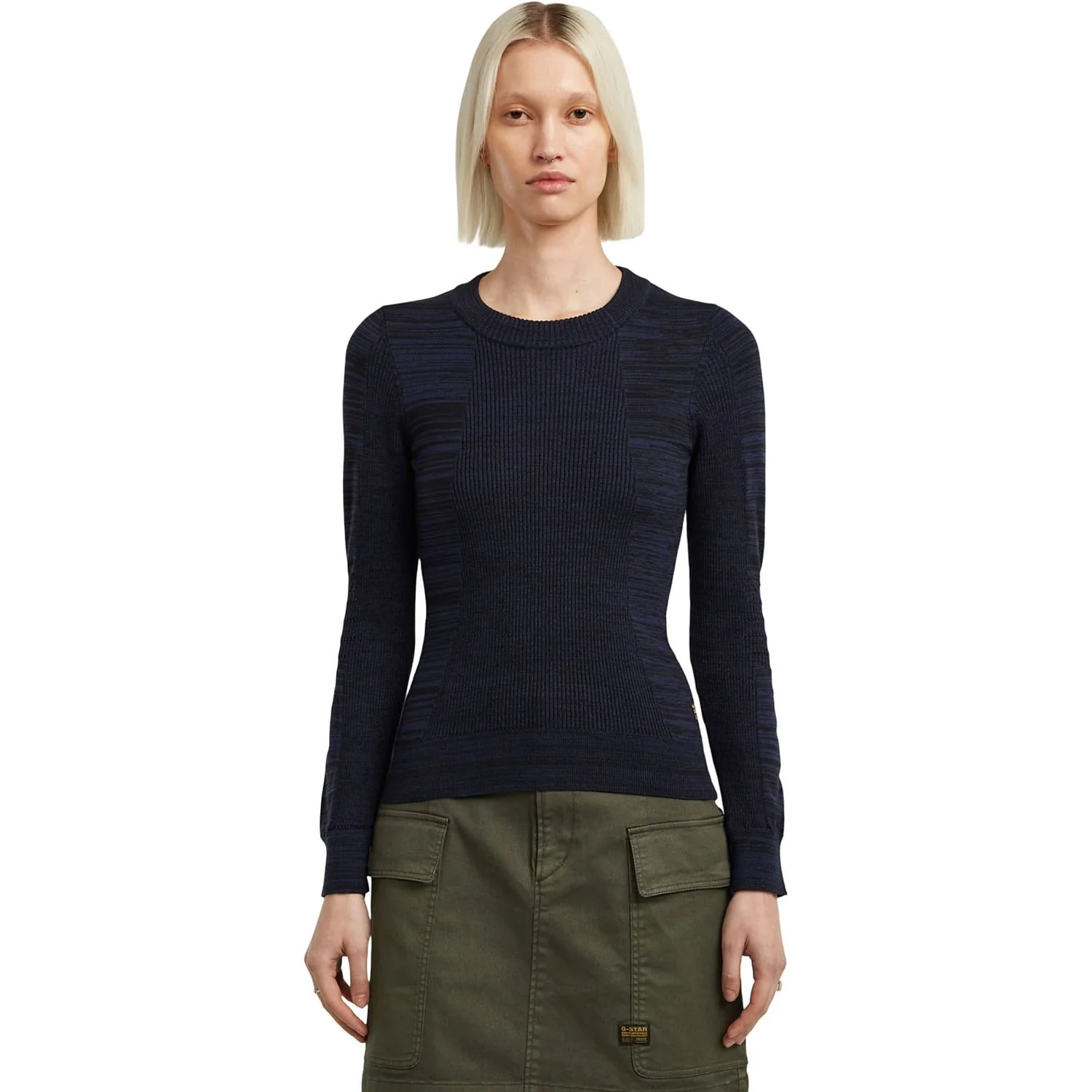 G-Star - Womens 3D Biker Knit Slim R Knit Sweater
