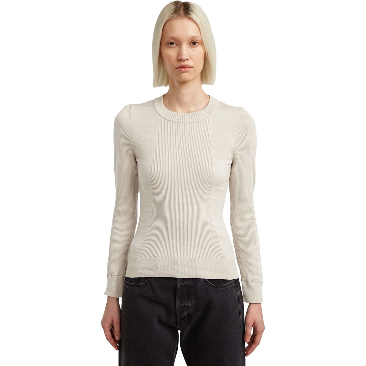 G-Star - Womens 3D Biker Knit Slim R Knit Sweater - Image 3