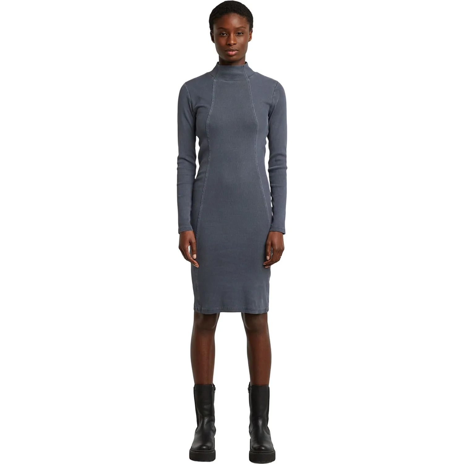 G-Star - Womens Washed Slim Rib Dress - Image 2