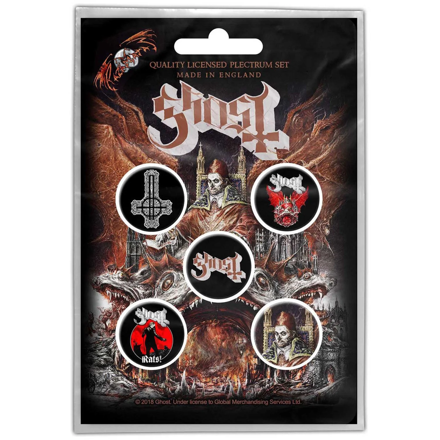 Ghost - Unisex Prequelle Button Badge Pack - Image 2