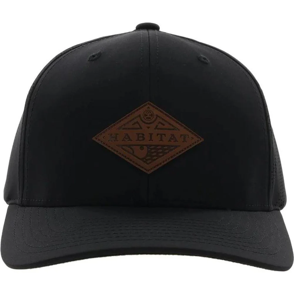 Habitat - Youth Graphite 6-Panel Trucker Cap With Diamond Patch - Image 2