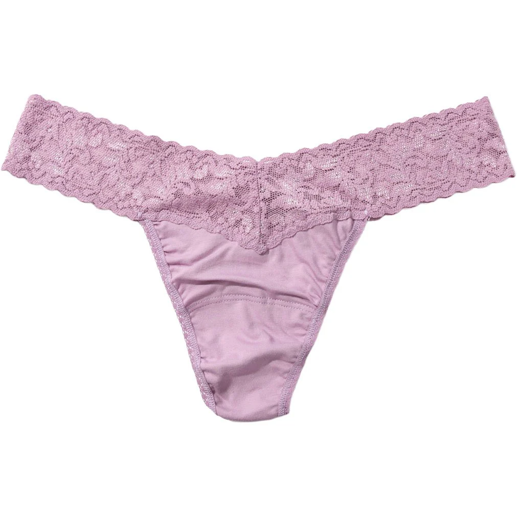 Hanky Panky - Womens Cotton Low Rise Thong - Image 4