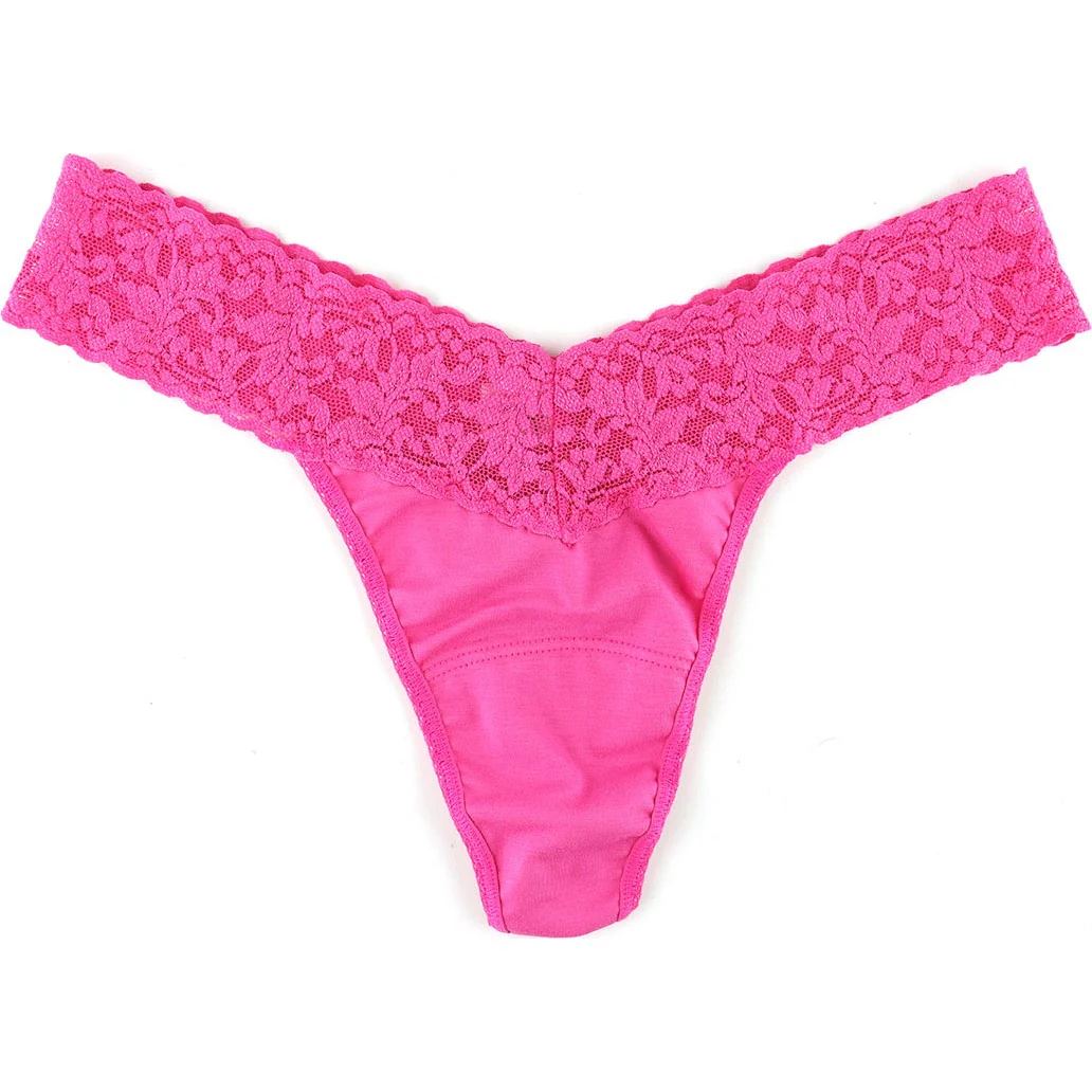 Hanky Panky - Womens Cotton Low Rise Thong - Image 7
