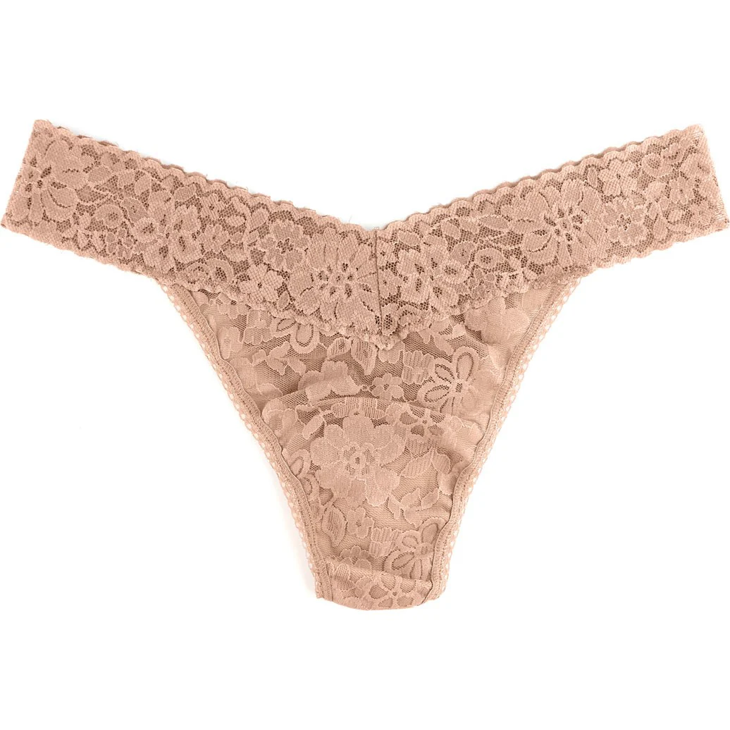 Hanky Panky - Womens Daily Lace Original Rise Thong - Image 11