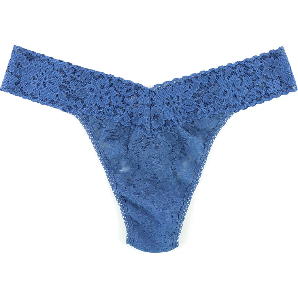 Hanky Panky - Womens Daily Lace Original Rise Thong - Image 6