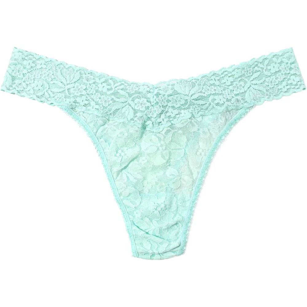 Hanky Panky - Womens Flora Lace Original Rise Thong - Image 2