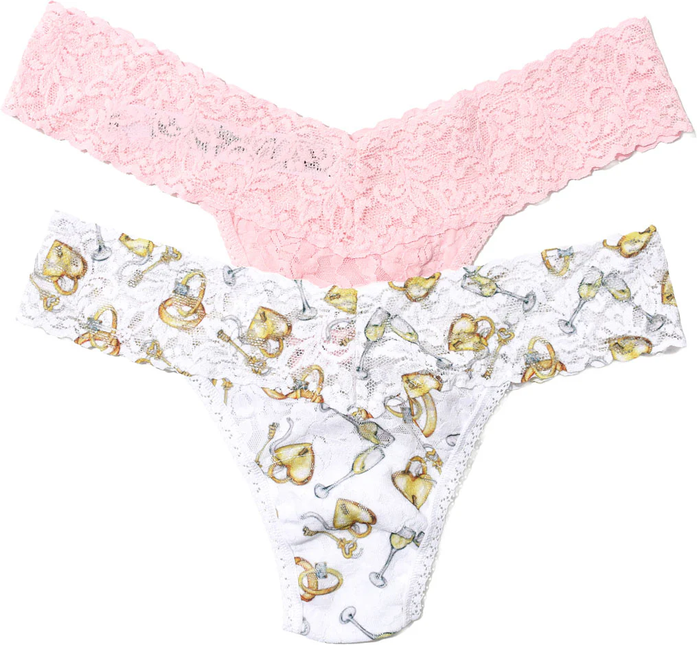 Hanky Panky - Womens Lr Thong Solid&Prnt 2Pk - Image 2
