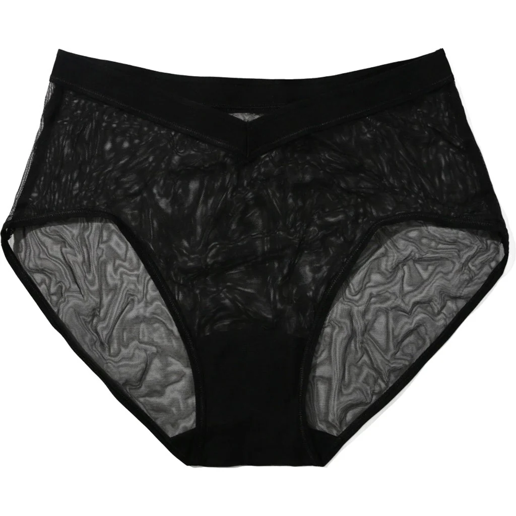 Hanky Panky - Womens Mesh High Cut French Brief Panty - Image 2