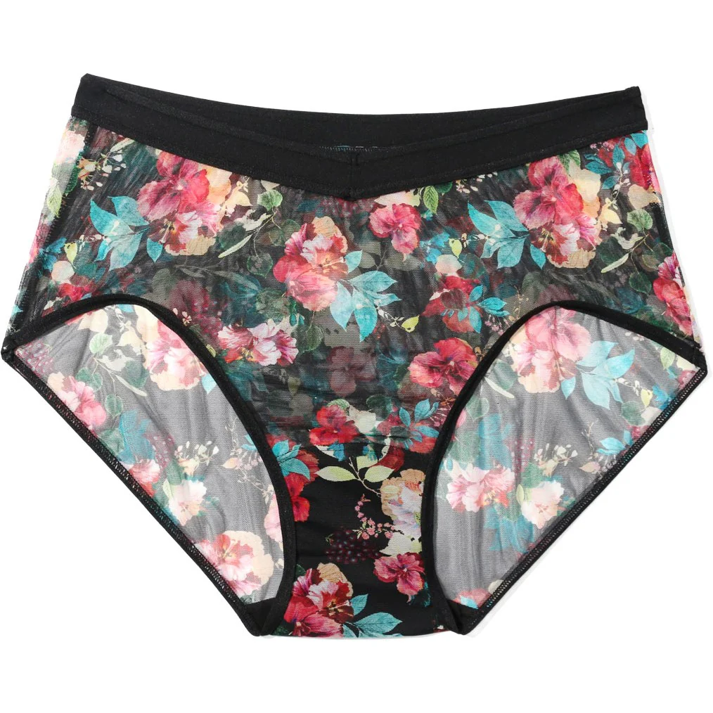 Hanky Panky - Womens Mesh High Cut French Brief Panty - Image 3