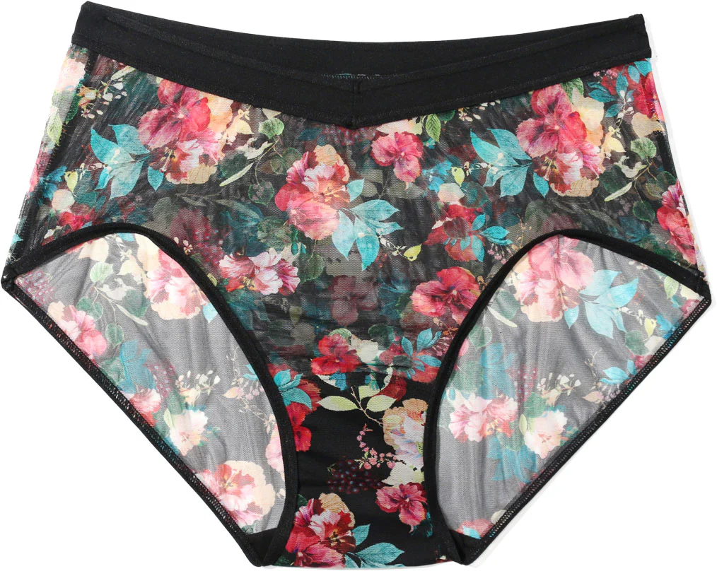 Hanky Panky - Womens Mesh High Cut French Brief Panty - Image 9