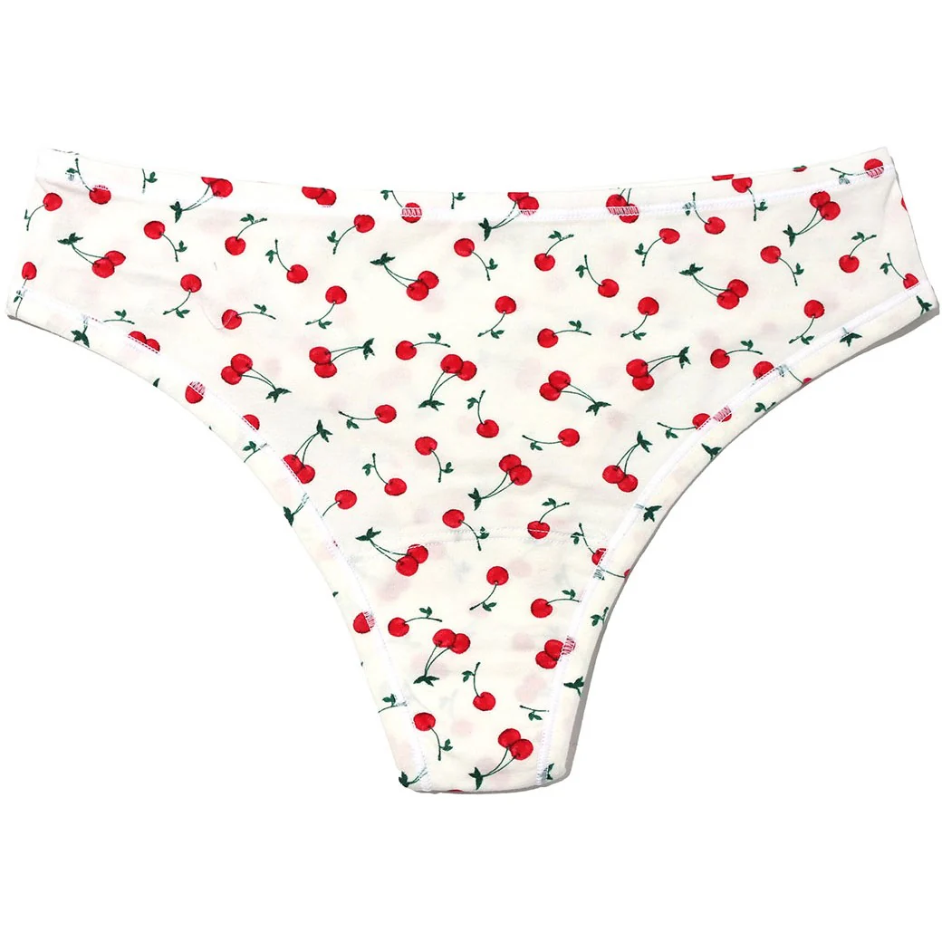 Hanky Panky - Womens Playstretch Prnt Natural Thong