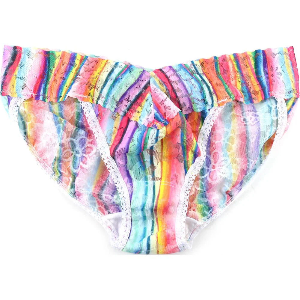 Hanky Panky - Womens Printed Daily Lace Vkini Panty