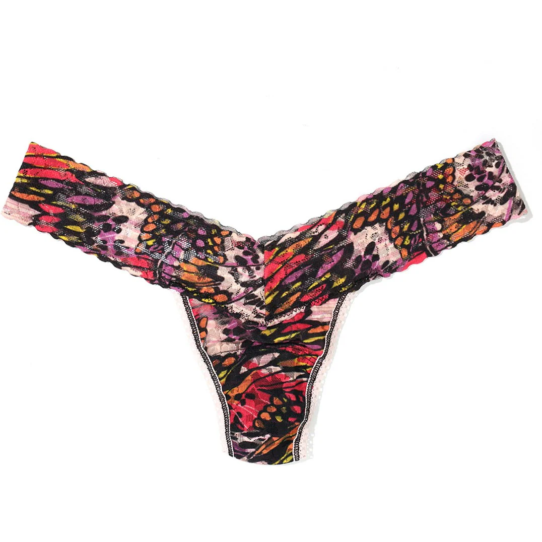 Hanky Panky - Womens Printed Daily Lowrise Thong - Image 4