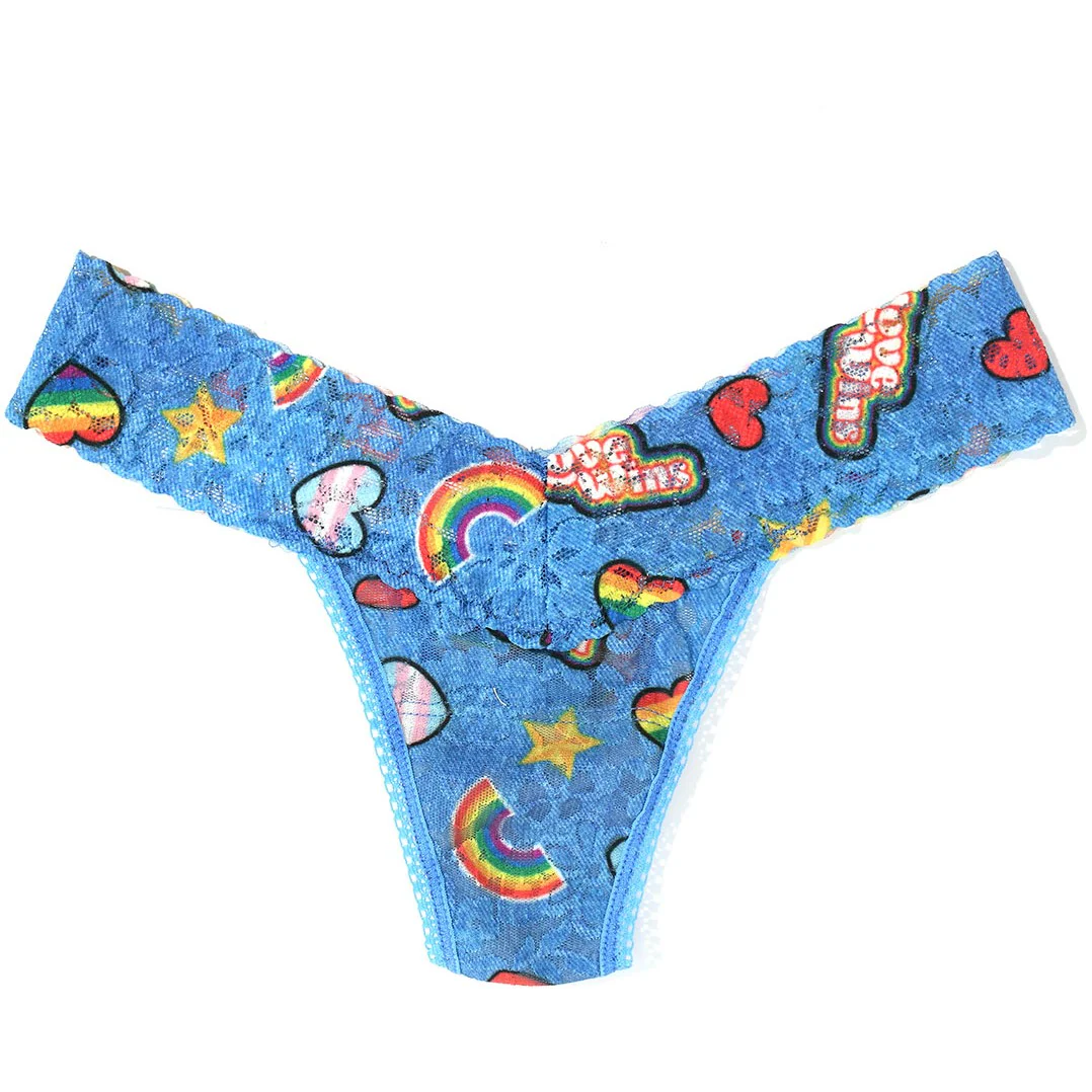 Hanky Panky - Womens Printed Daily Petite Thong - Image 2