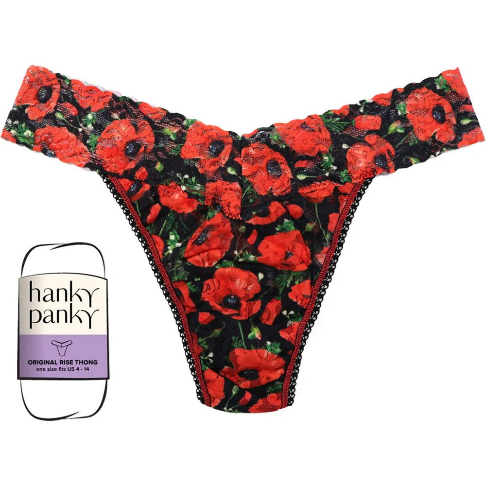 Hanky Panky - Womens Printed Originalwrapped Thong - Image 41