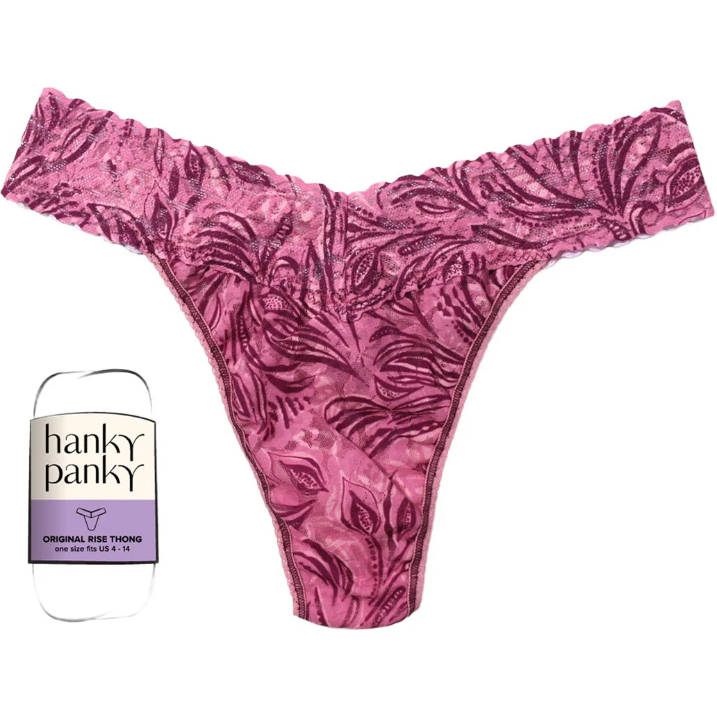 Hanky Panky - Womens Printed Originalwrapped Thong - Image 64